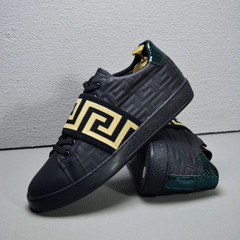 Men's Skateboard Sneakers – Stylish Casual Flat Trainers