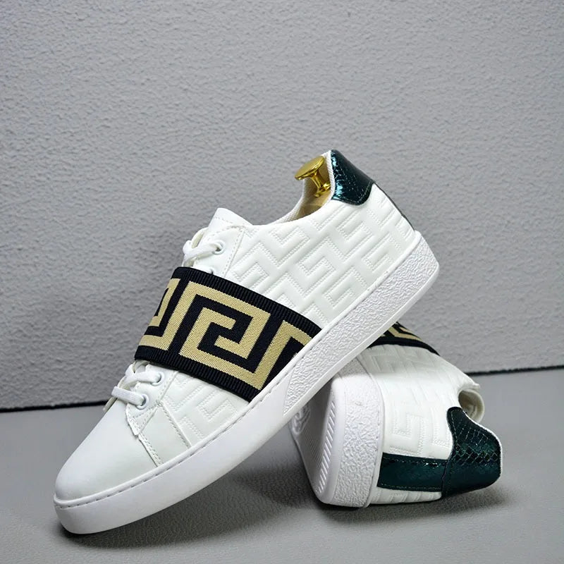 Men's Skateboard Sneakers – Stylish Casual Flat Trainers