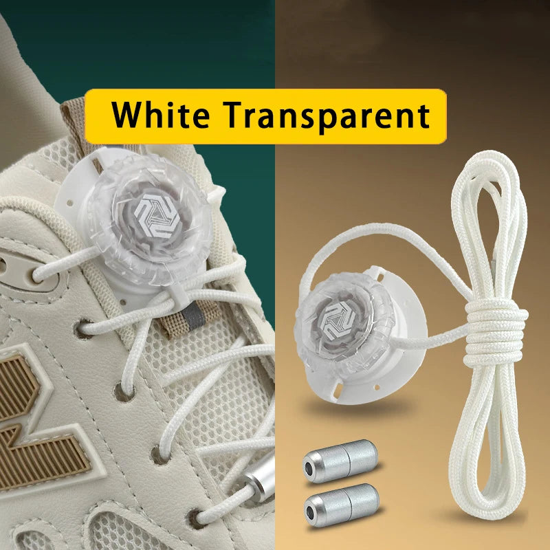 No-Tie Swivel Buckle Shoelaces – Elastic Laces for Kids & Adults