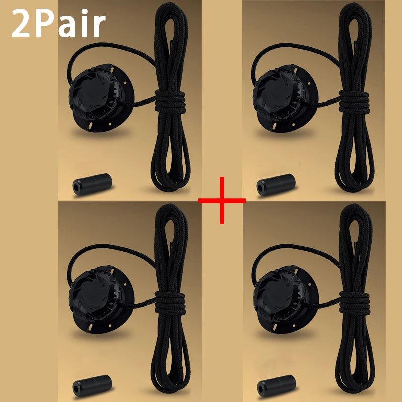 No-Tie Swivel Buckle Shoelaces – Elastic Laces for Kids & Adults