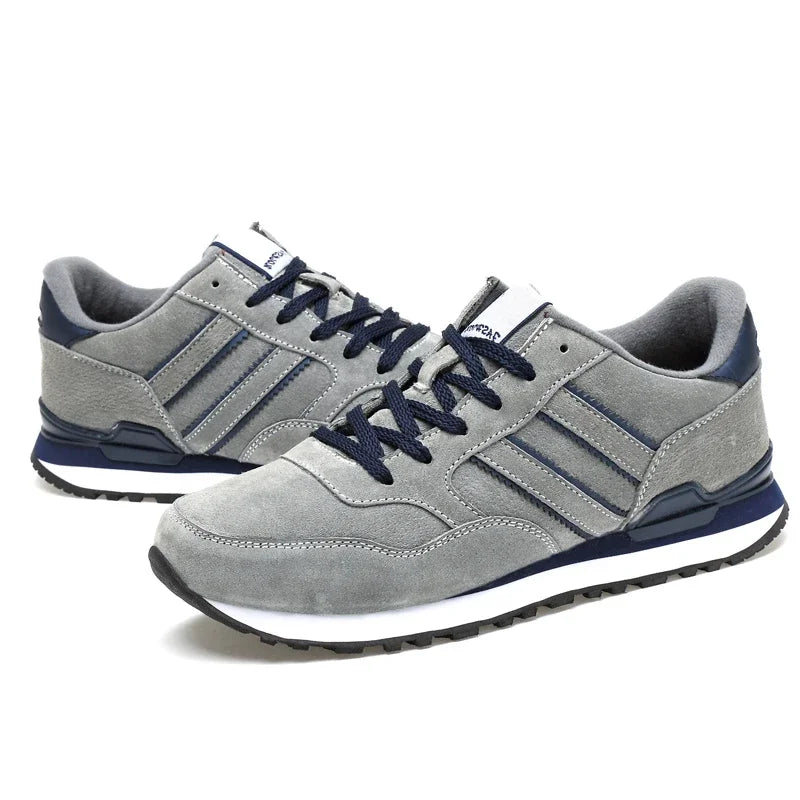 Unisex Lace-Up Breathable Outdoor Sneakers – Lightweight Flat Shoes