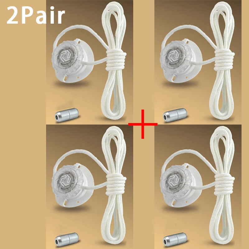 No-Tie Swivel Buckle Shoelaces – Elastic Laces for Kids & Adults