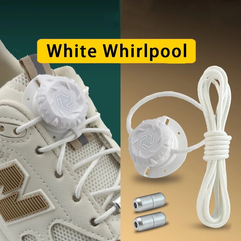 No-Tie Swivel Buckle Shoelaces – Elastic Laces for Kids & Adults