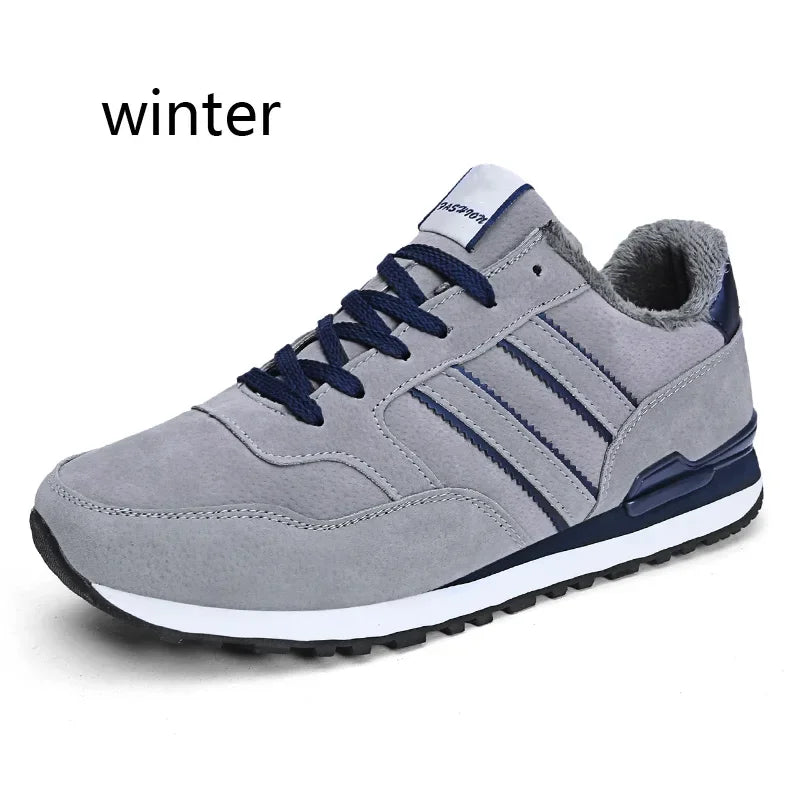 Unisex Lace-Up Breathable Outdoor Sneakers – Lightweight Flat Shoes