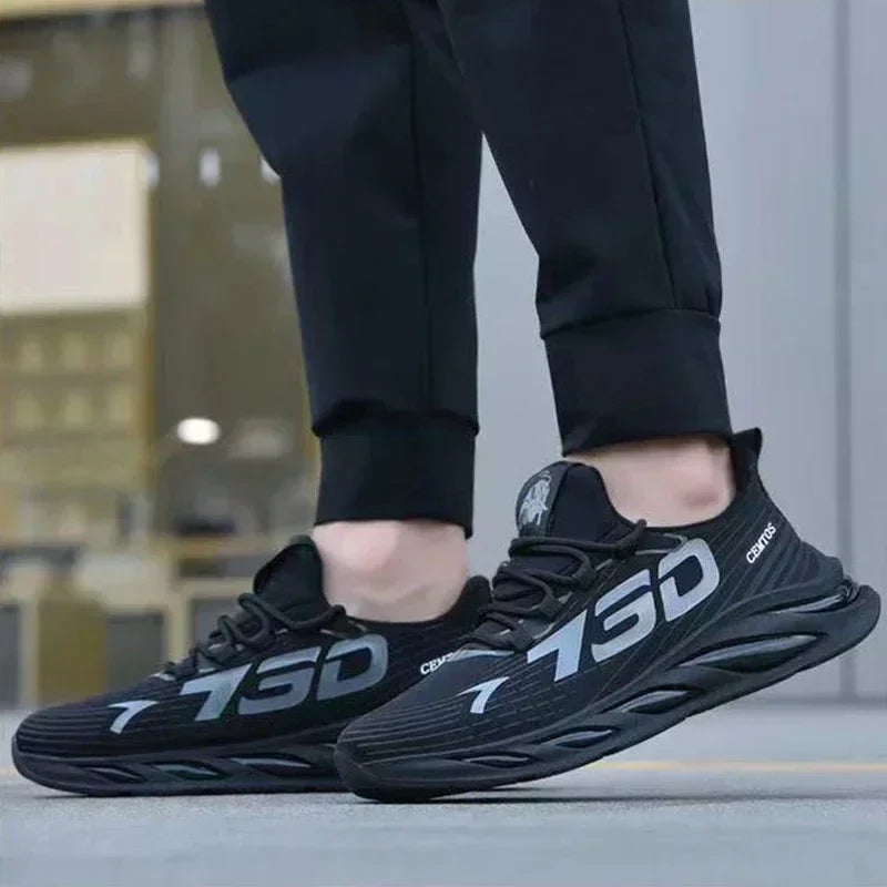 Men's Breathable Mesh Running Shoes – Lightweight Sports Sneakers