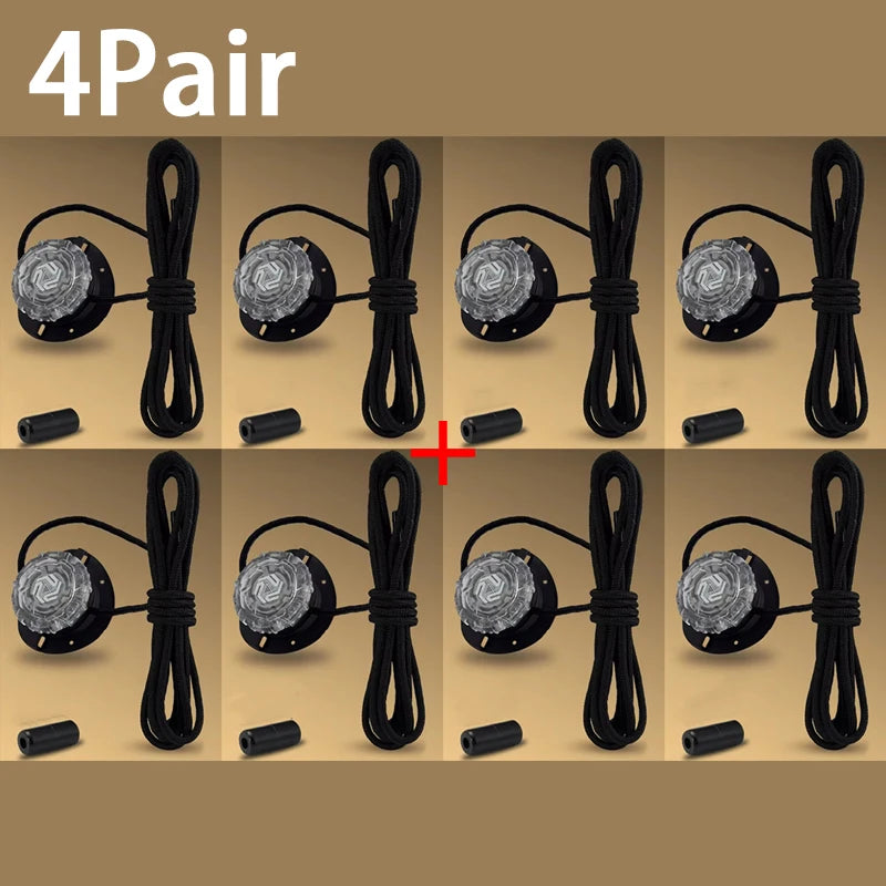 No-Tie Swivel Buckle Shoelaces – Elastic Laces for Kids & Adults