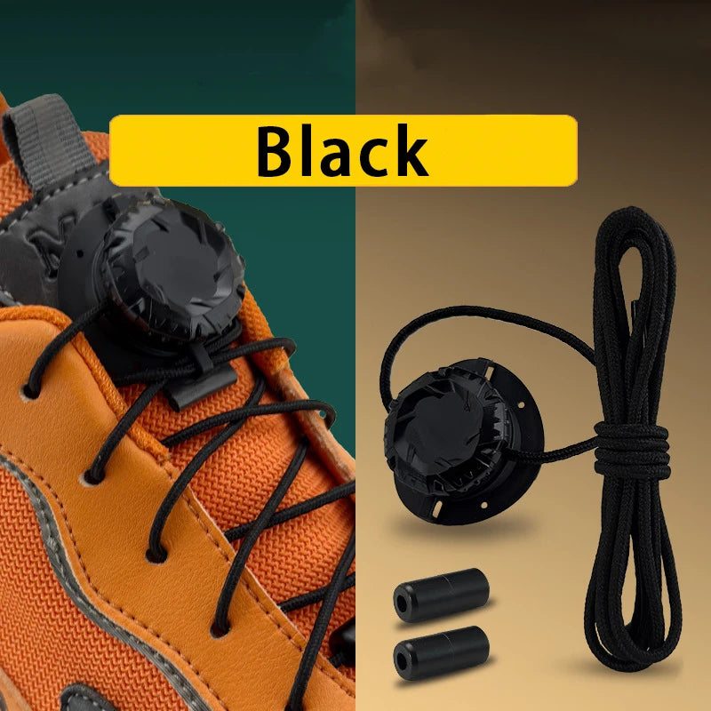 No-Tie Swivel Buckle Shoelaces – Elastic Laces for Kids & Adults