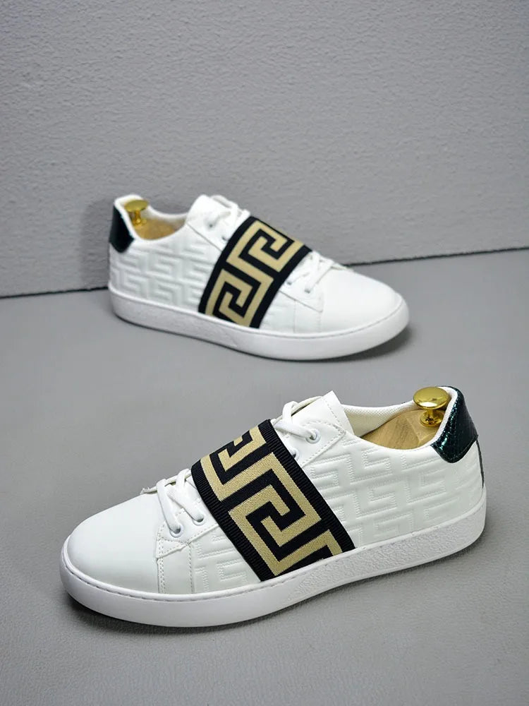 Men's Skateboard Sneakers – Stylish Casual Flat Trainers