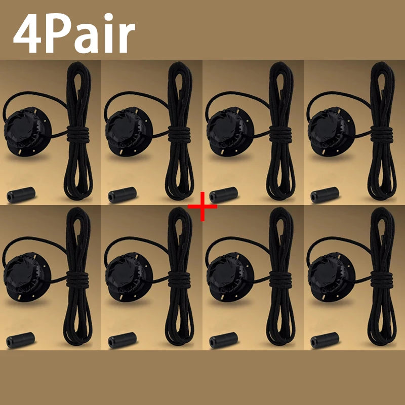 No-Tie Swivel Buckle Shoelaces – Elastic Laces for Kids & Adults