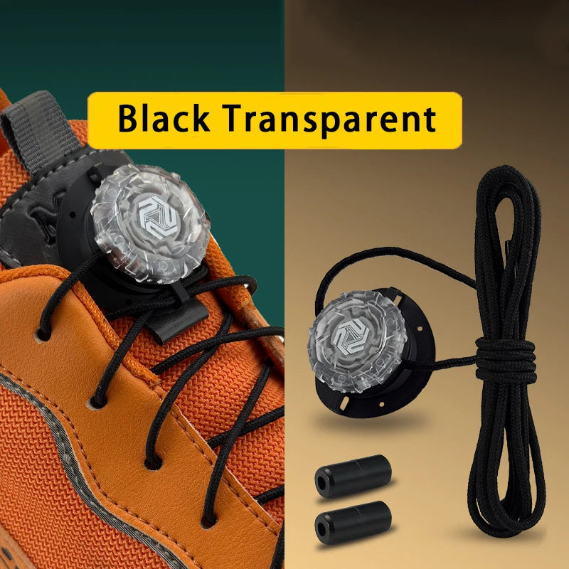 No-Tie Swivel Buckle Shoelaces – Elastic Laces for Kids & Adults