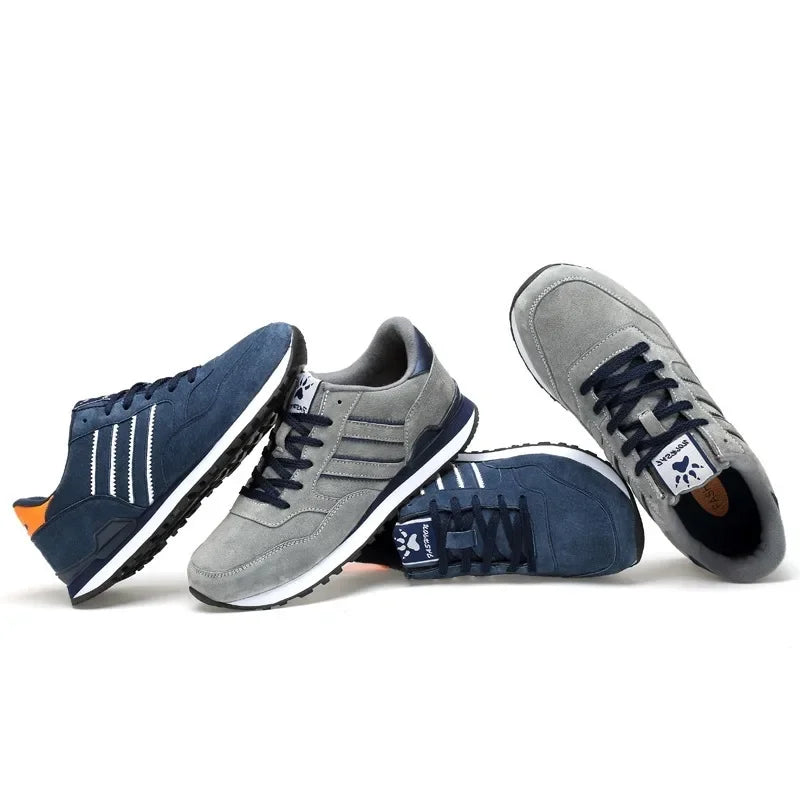 Unisex Lace-Up Breathable Outdoor Sneakers – Lightweight Flat Shoes