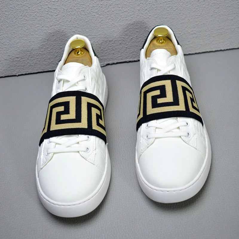 Men's Skateboard Sneakers – Stylish Casual Flat Trainers