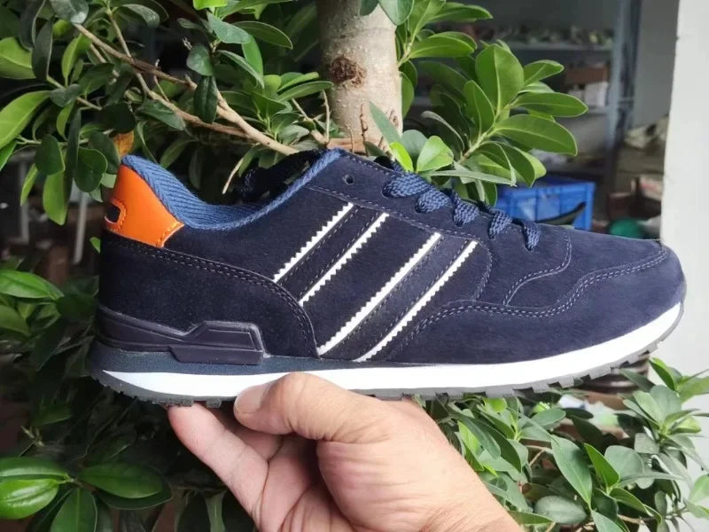 Unisex Lace-Up Breathable Outdoor Sneakers – Lightweight Flat Shoes