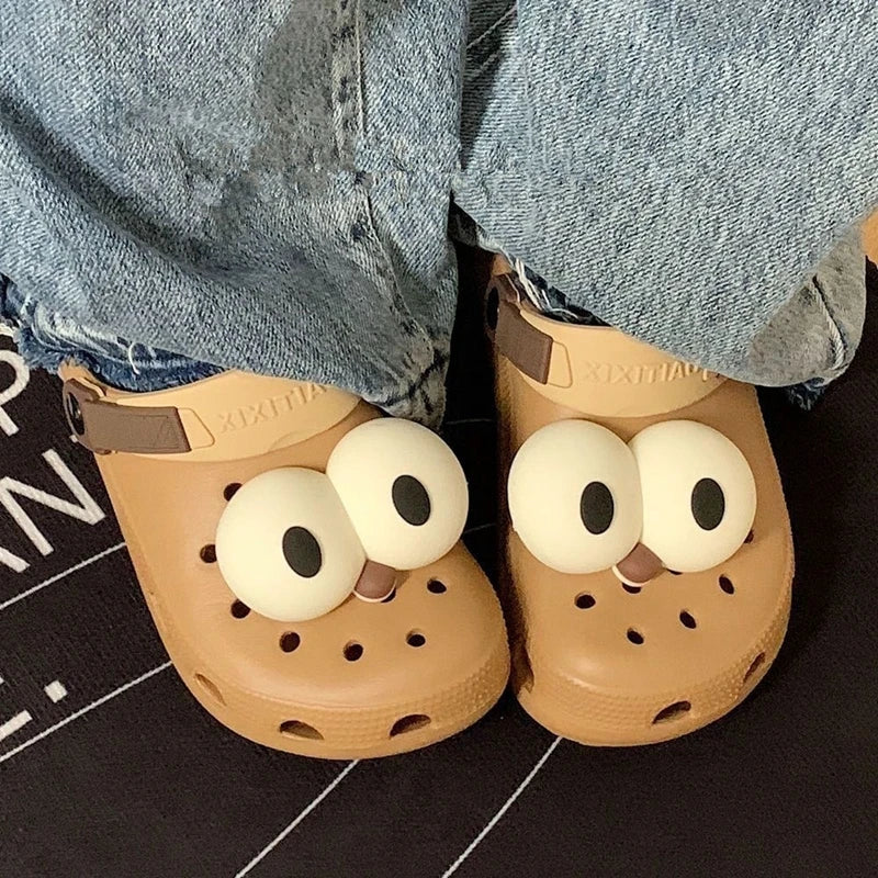 Shoe Buckle Charms – Cartoon Slipper Decorations (Set of 2)