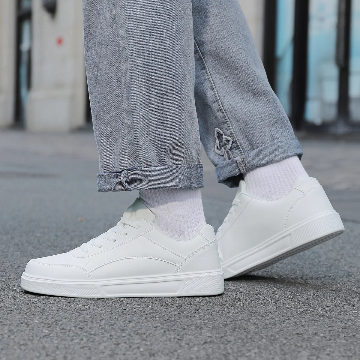 Unisex Lightweight Breathable Sports Shoes – Non-Slip Casual Sneakers