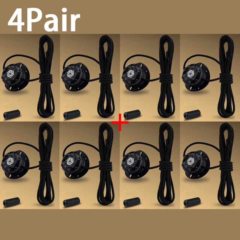 No-Tie Swivel Buckle Shoelaces – Elastic Laces for Kids & Adults