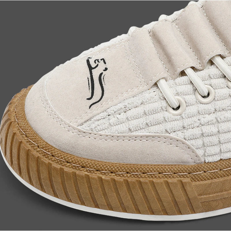 Men's Platform Vulcanized Casual Sneakers – Corduroy Fashion Shoes